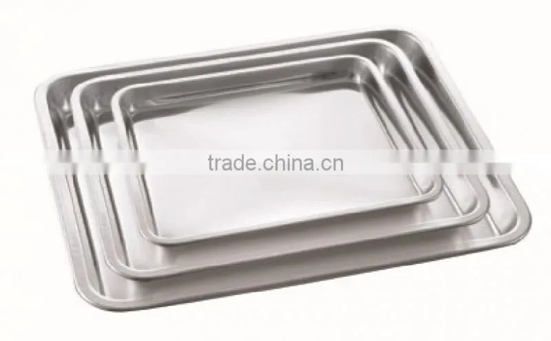 MK03-738 Hospital Surgical Medical Stainless Steel Medical Hollow Ware Instruments Square Plate