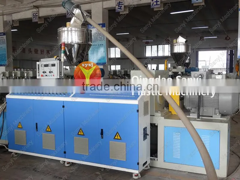 wood plastic composite board making machine
