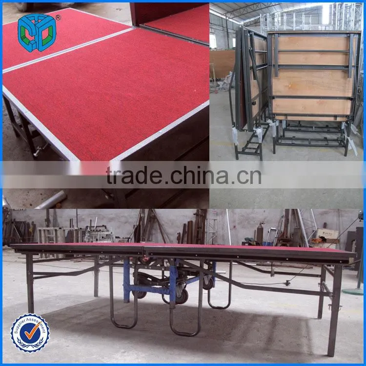 2015 Adjustable Compact Aluminum Portable Stage And Catwalk Stage