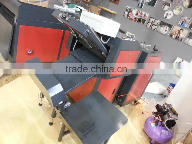 Double100 Automatic paper Creasing and Folding Machine with high quality cheap price