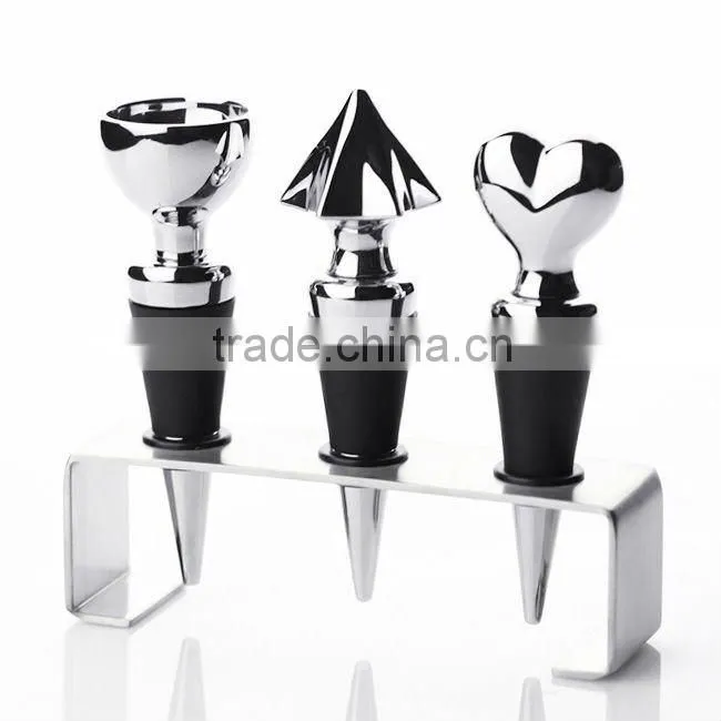 Promotional Quality Designer Wine Stopper, Bottle Stopper, Custom logo available