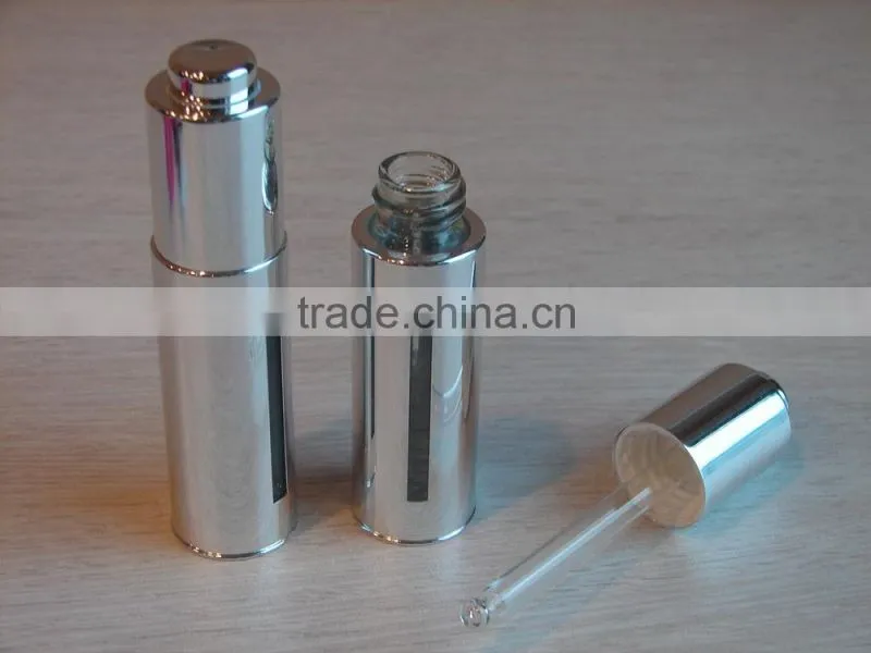 Aluminium Cosmetic bottle, Dropper glass bottle for serum use