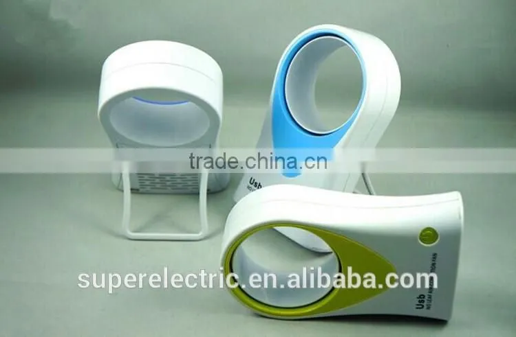 New Products 2016 Custom Rechargeable Mini USB Fan Electric Portable USB Bbladeless Fan for Electrical Appliances