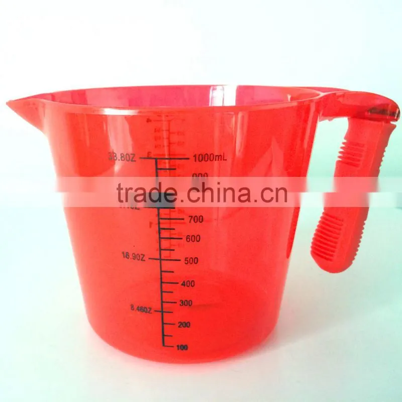 food grade colorful plastic measuring cup