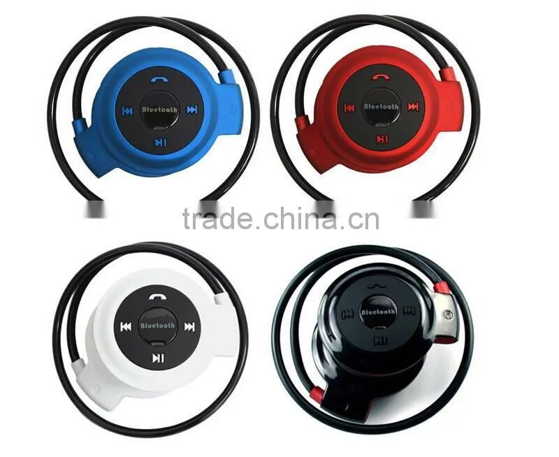 Wireless Headphone New Mini 503 Neckback Sport Bluetooth Handsfree Stereo Headset Earphone TF Card Slot+FM Radio