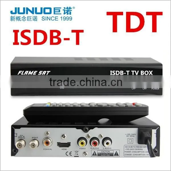 2016 Bestselling high quality sintonizador tv converter box ISDB-T Modulator for Brazil Peru Chile Venezuela