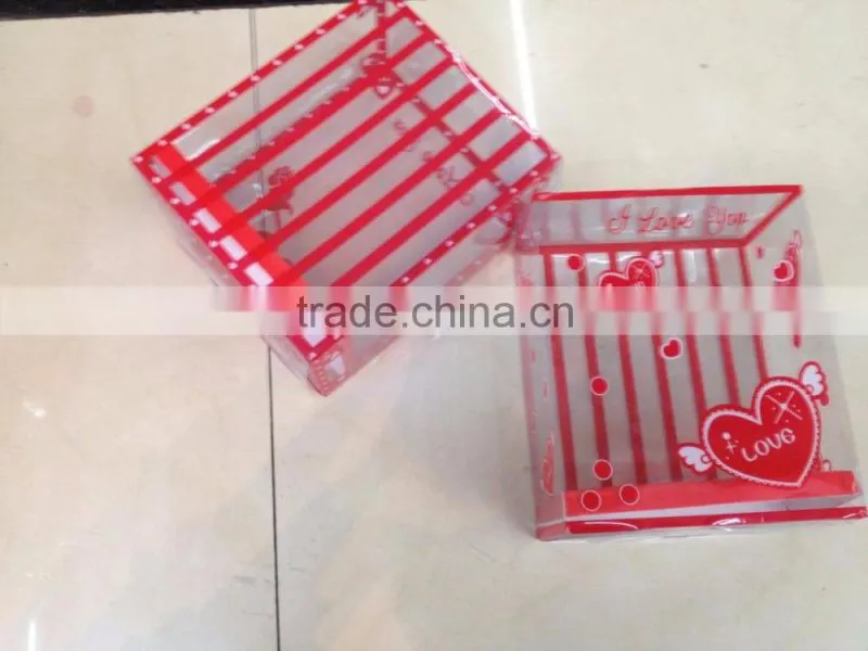 Customized UV printed Plastic box,PVC box,Clear package box