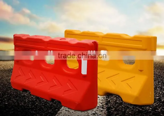 Removable PE Water Filled Road Bollard For sale
