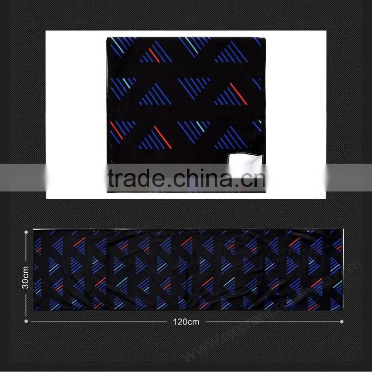 Multi-purpose Absorbent Microfiber Sports Gym towel in sublimation printing