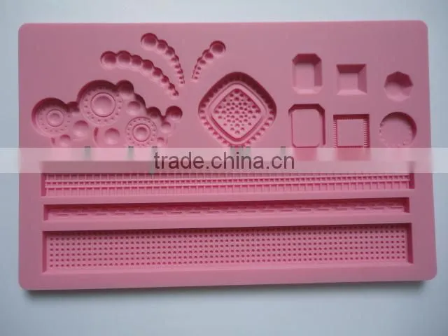 English letters fondant silicone mould