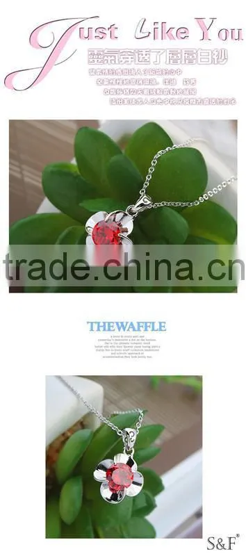 17496 Professional OEM Red Stone Flower Set