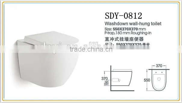 cheap sanitary ware wall mounted toilet seat