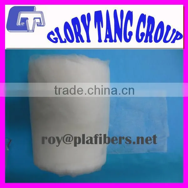 biodegradable PLA hot air through nonwoven fabric for diapers, sanitary napkins