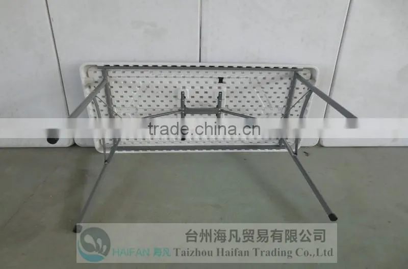 easy installation 4FT plastic folding side table/hot sell outdoor table