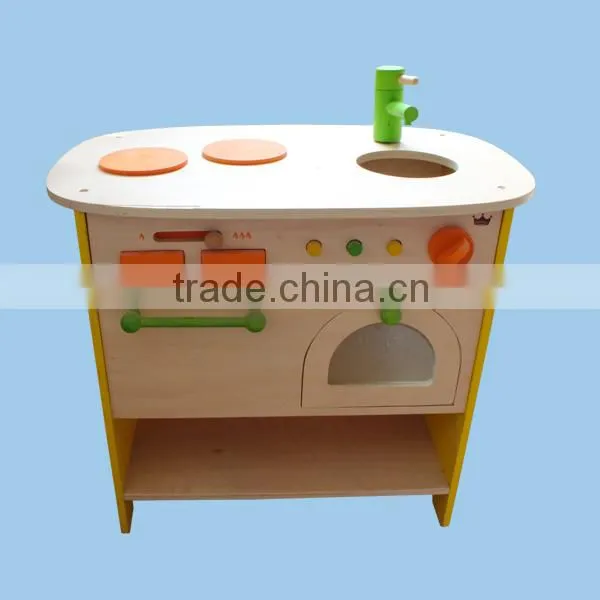 Hot selling high quality kids wooden kitchen
