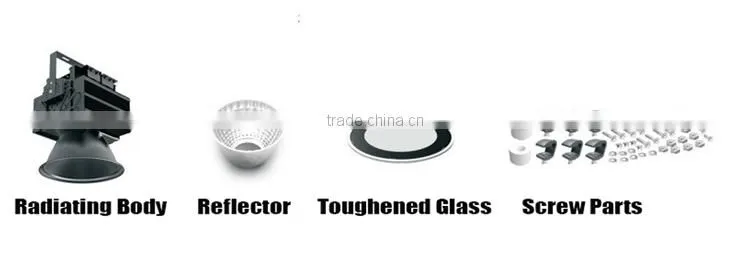 UL DLC TUV GS CE RoHS bulkhead lighting With 200w led high bay light