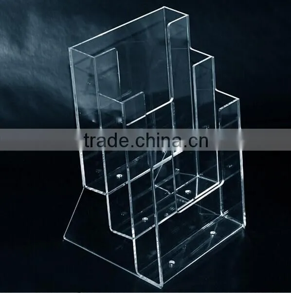 Custom catalog holder brochure holder with single pocket