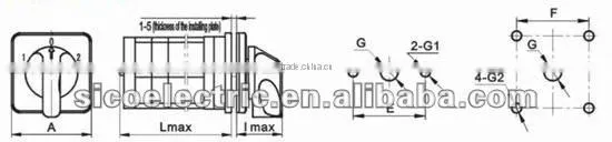 Electric Welding Machinery Switch for lv switchboard