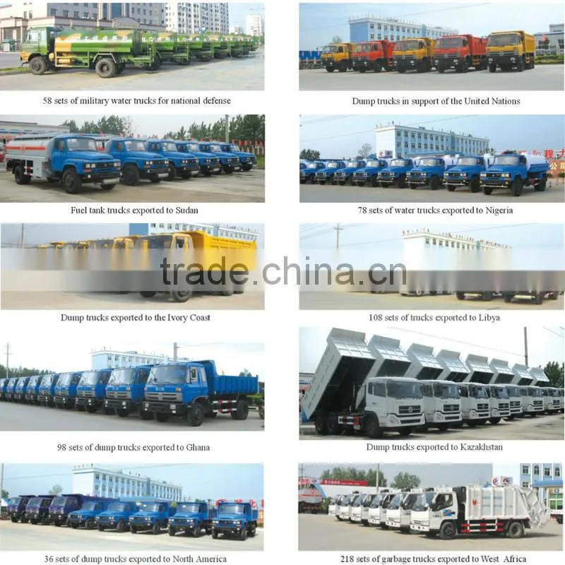dongfeng 4x2 garbage compactor truck compactor garbage truck price low