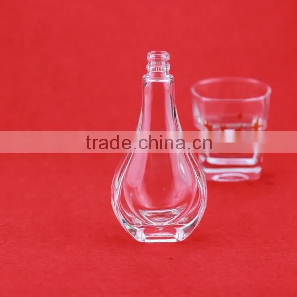 High quality beans glass bottle frosted glass bottle short glass bottle
