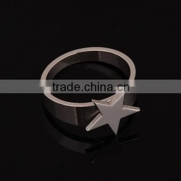 Hot Sale Stainless Steel Star Rings