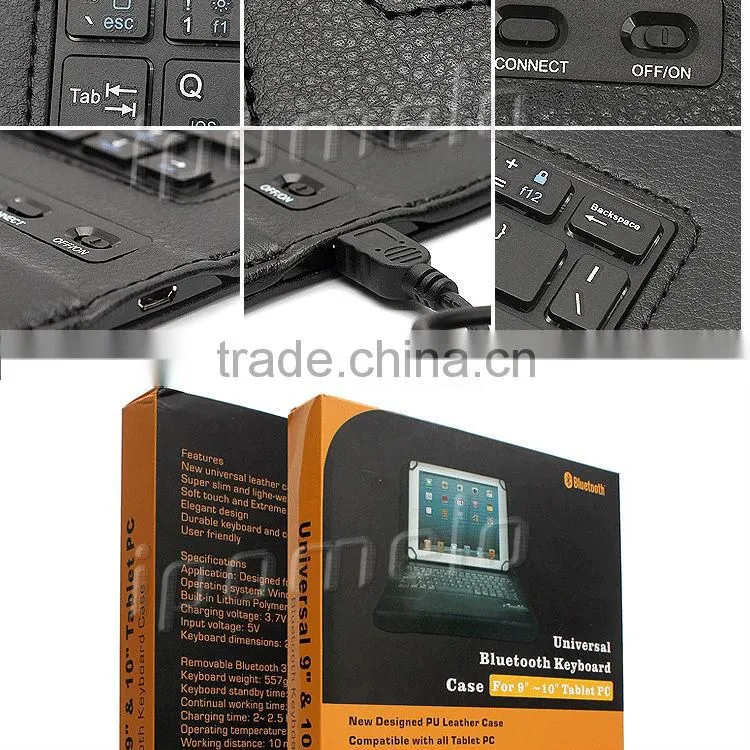 tablet protective universal bluetooth keyboard case 2014 tablet protective cover