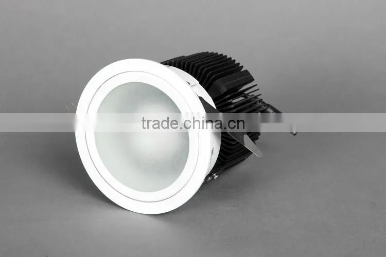 Recessed 18W COB LED downlight with anti-fog cover for bathroom