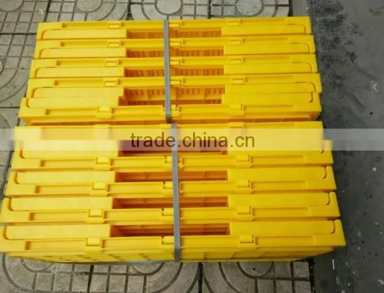 plastic turnover folding plastic egg crates