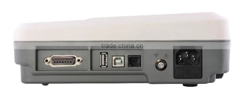Cheap 1/3/6/12 channels 12 leads ECG/ Devices/10 inch Large Touch Screen Medical ECG machines price