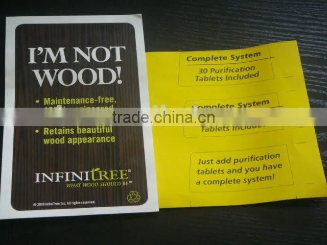 stone paper sticker