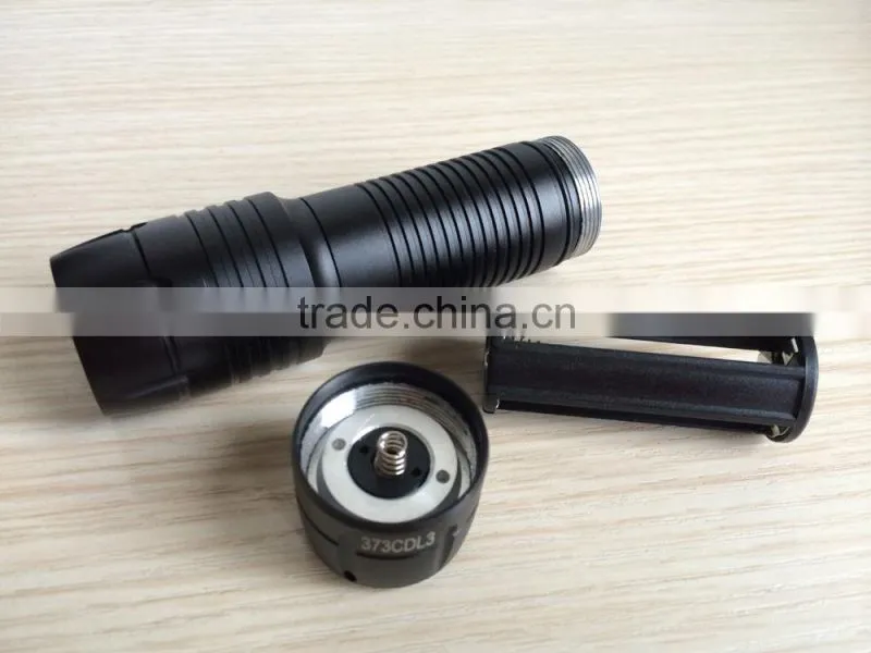 Wholesale Customizable Waterproof Anodized Aluminum LED 3AAA Flashlight Torch