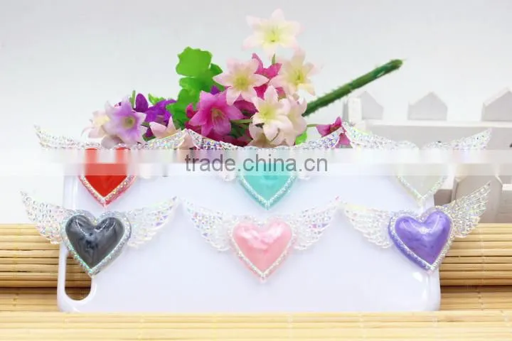 flatback resin shining butterflies for hair resin cabochons rein crafts for kids hair phone accessaries