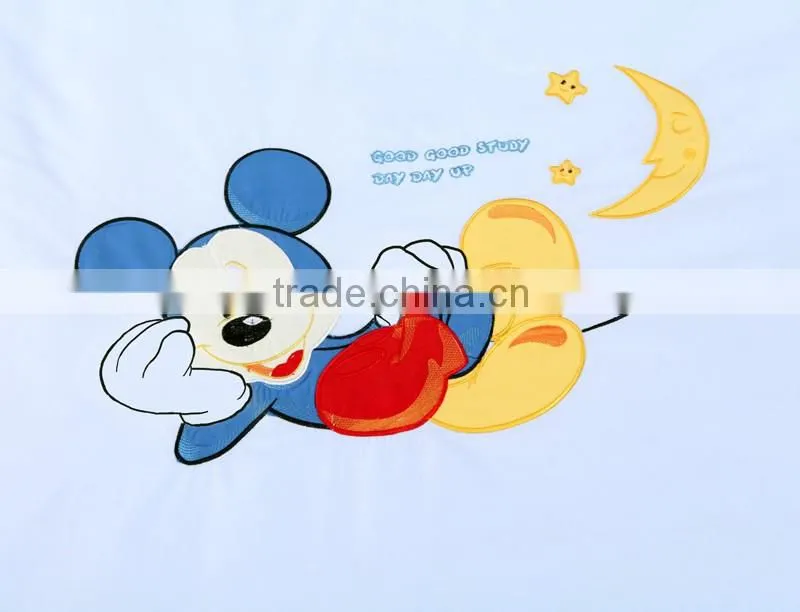 Bedtime Originals micheal mouse embroidery 3 Piece baby use Bedding Set