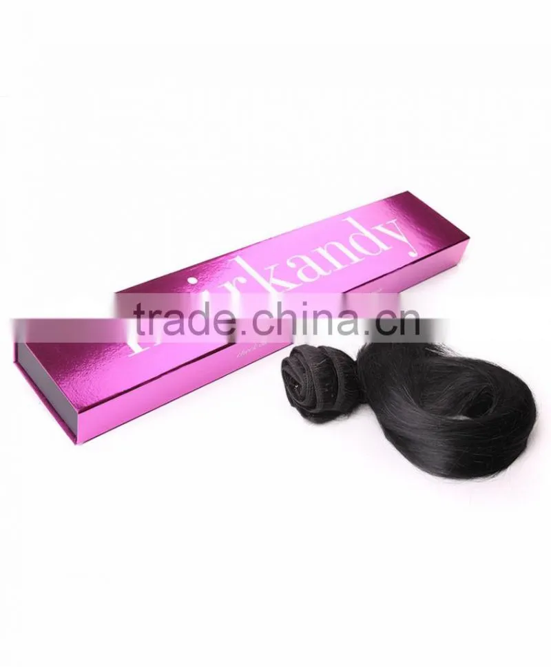 New arrival durable fashional hotsale colorful hair extension box