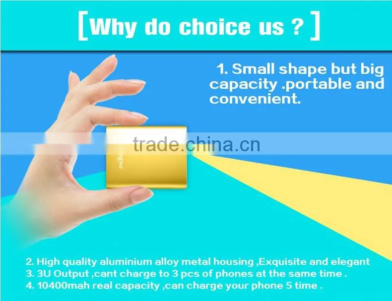 top quality Portable External Power Bank Battery Charger