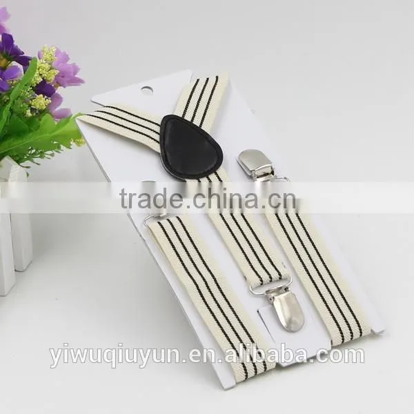 Stripe Suspenders For Boys Girls Clip-on Elastic Braces Kids Baby striped Suspenders Children Accessories 14 Colors 2.5*65cm