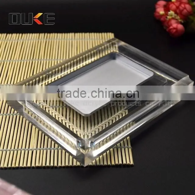 desktop A4 paper clear acrylic brochure holder