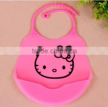 2014 New design Washable baby silicone bibs