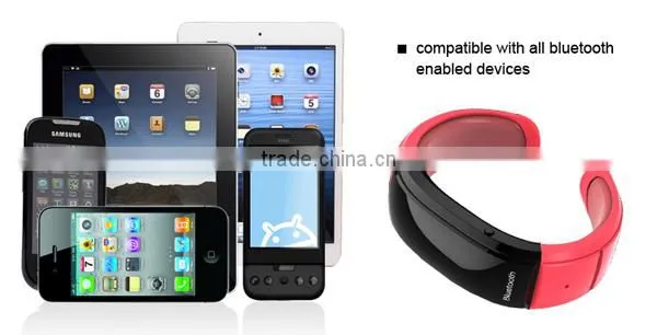 most popular 2014 wireless vibrating bluetooth bracelet with anti lost function