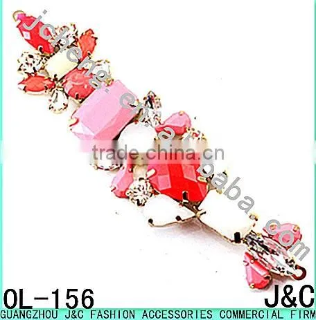 colorful resin bead shoes accessories/shoes chain/shoes ornament