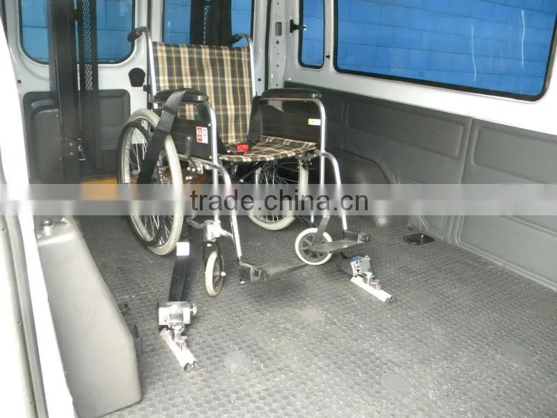 IS0-10542-2 Wheelchair tie down system Wheelchair restraint system Safety Lock Belt for the disabled on Vehicle