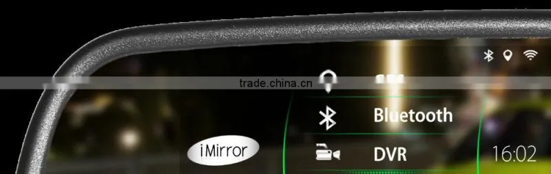 4.5inch Android system rearview mirror with navigation+Google shop+wifi+DVR+bluetooth