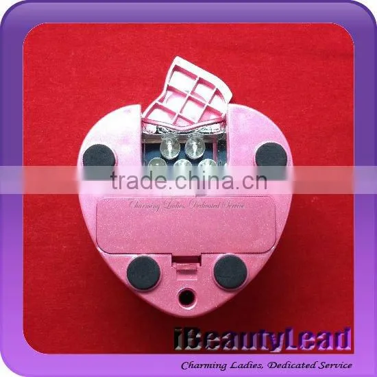 New brand mini heart shaped led uv nail lamp