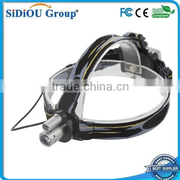 Sidiou Light Double Headlights Dual Headlamp 2 LED Night Fishing Headlight Camping Hiking Cycling Climbing Head Light