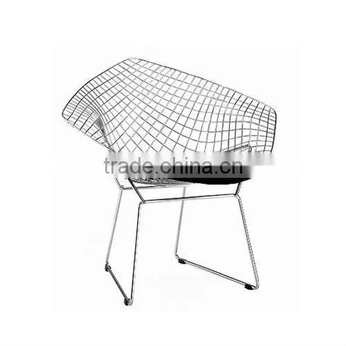 Metal tub dining chair