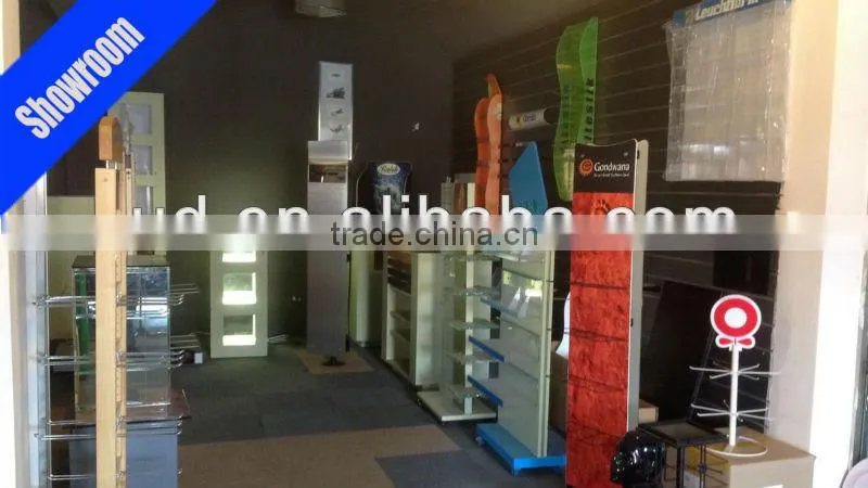 acrylic floor permanent display stand