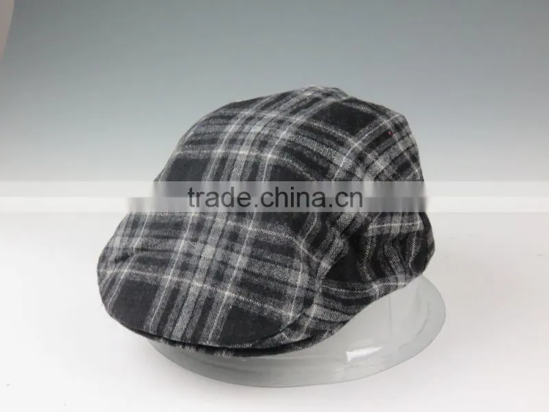 Men's Women's Brown Solid Plain Flat Cabbie Duckbill Newsboy Beret Gatsby Cap Ivy Hat
