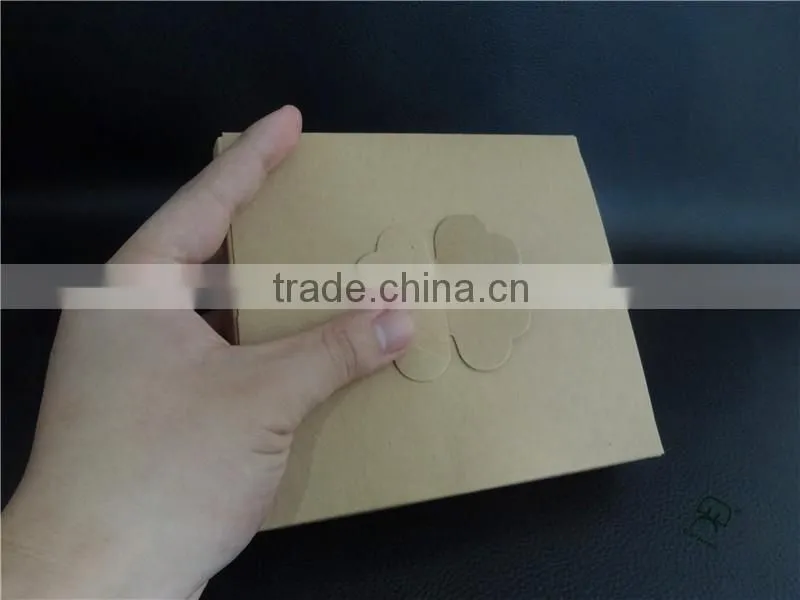 Simple design small empty kraft gift box