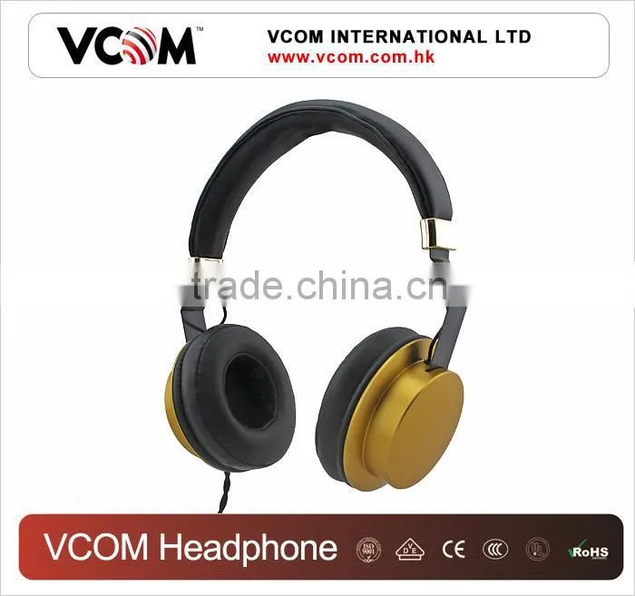 VCOM Metal Shell Classic DJ Headphones for Music with Super Bass Sound