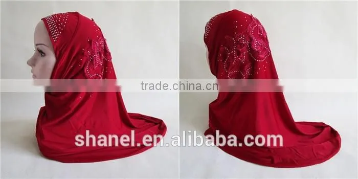 high quality wholesale rhinestones muslim women scarf hijab scarf